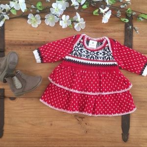 Winter Nordic Sweater Dress